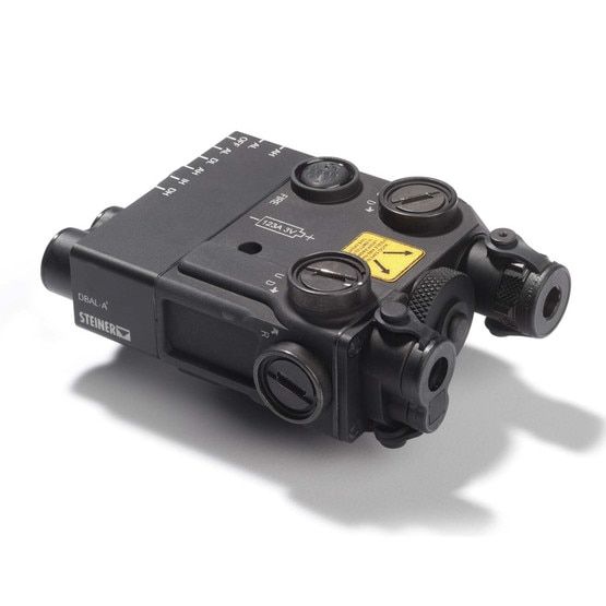 Steiner DBAL A3 dual output IR pointer and illuminator, black finish.